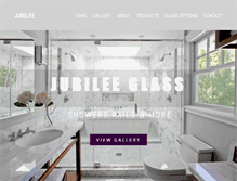 Tablet Screenshot of jubileeglass.com
